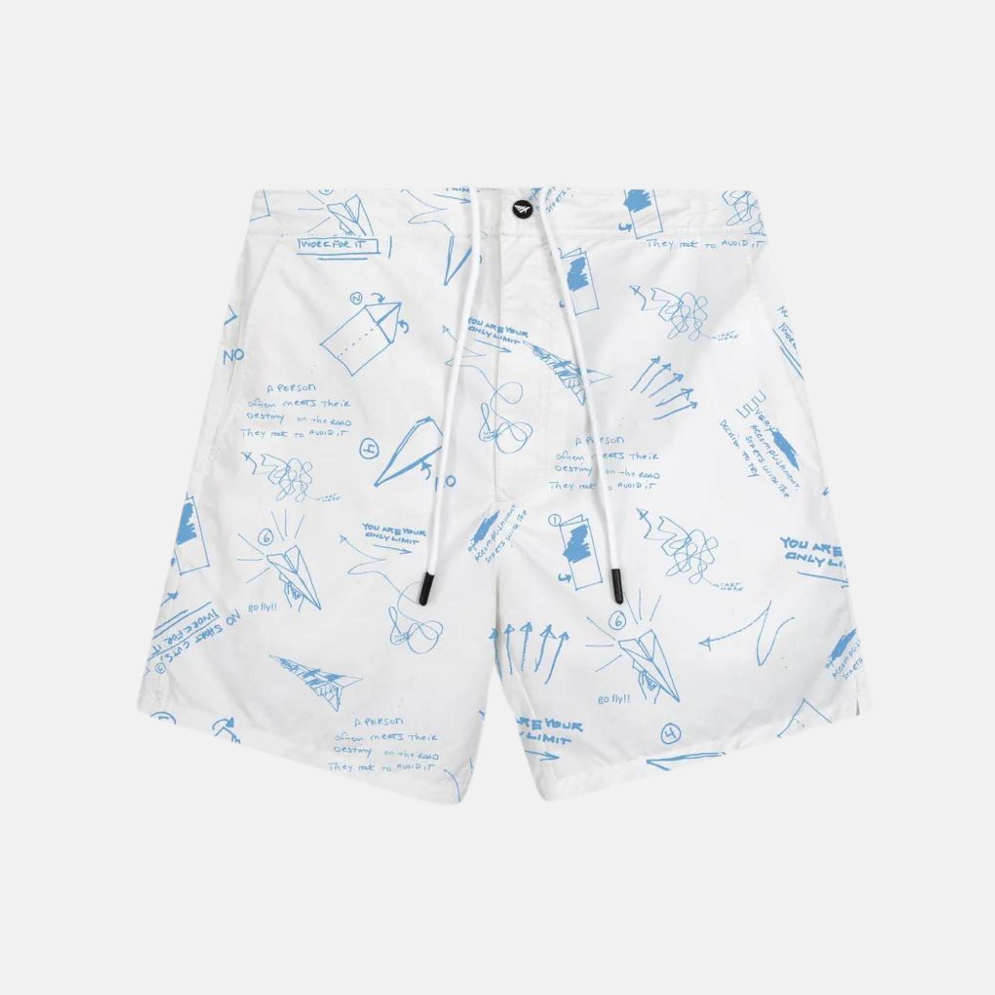 Paper Planes UV Sketch Print Shorts