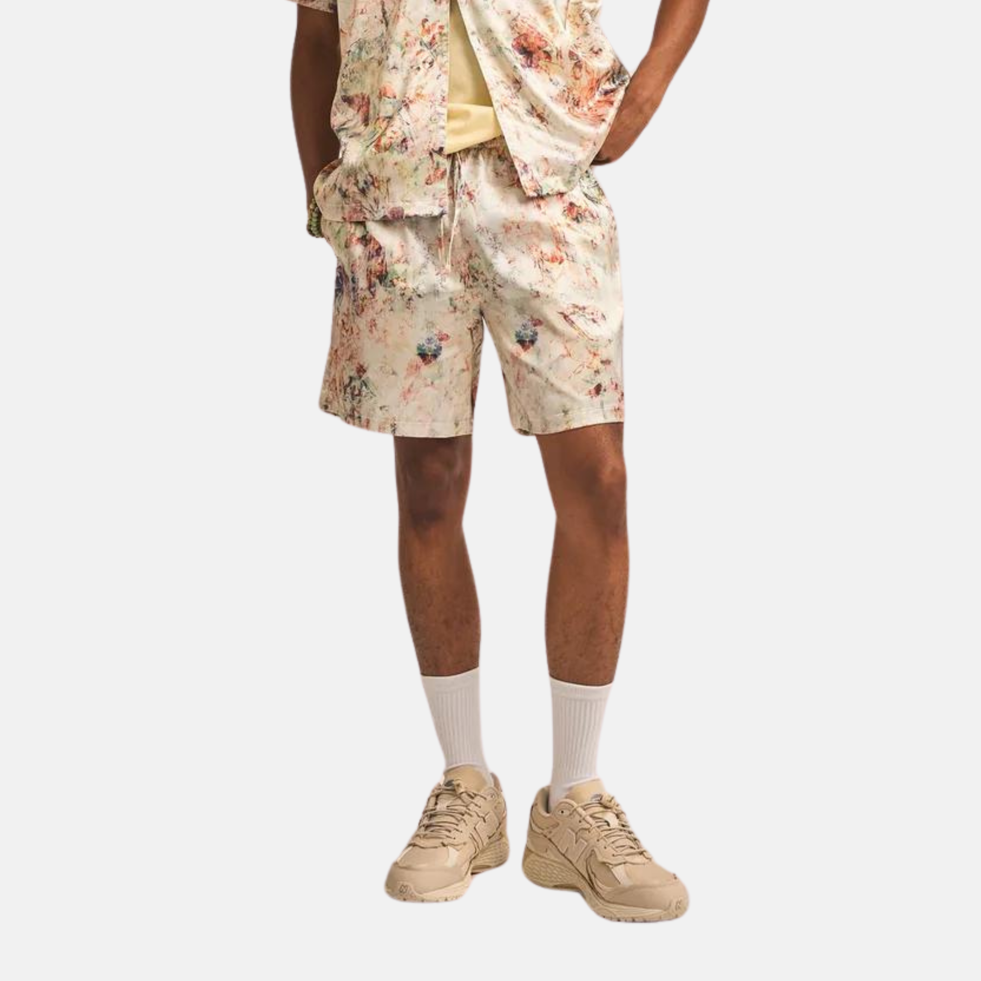 Paper Planes Wallpaper Floral Shorts