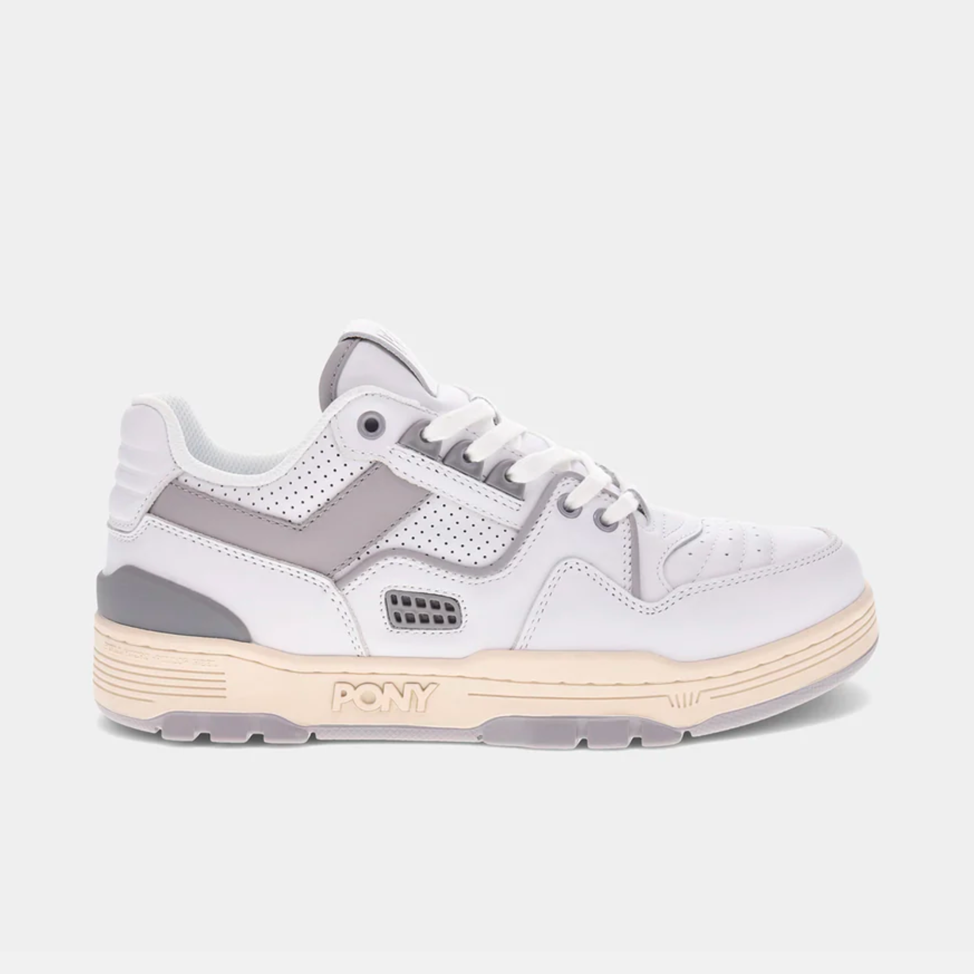 Pony M100 Low White Grey