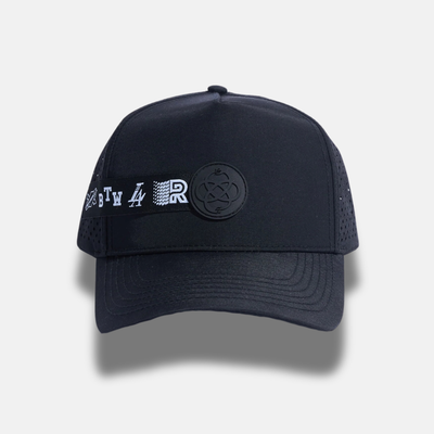 Reference Black Aqualite Tag Snapback Hat