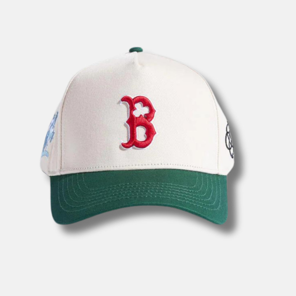 Reference Boston Celtox Cream/Green Snapback Hat