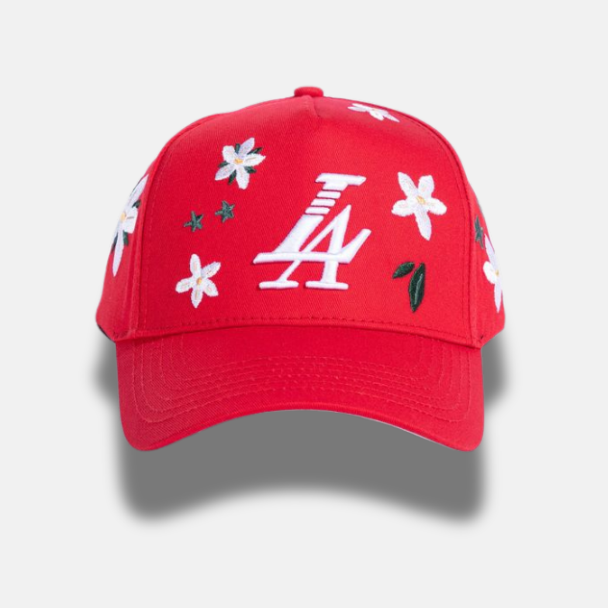 Reference Red Paradise LA Floral Snapback Hat