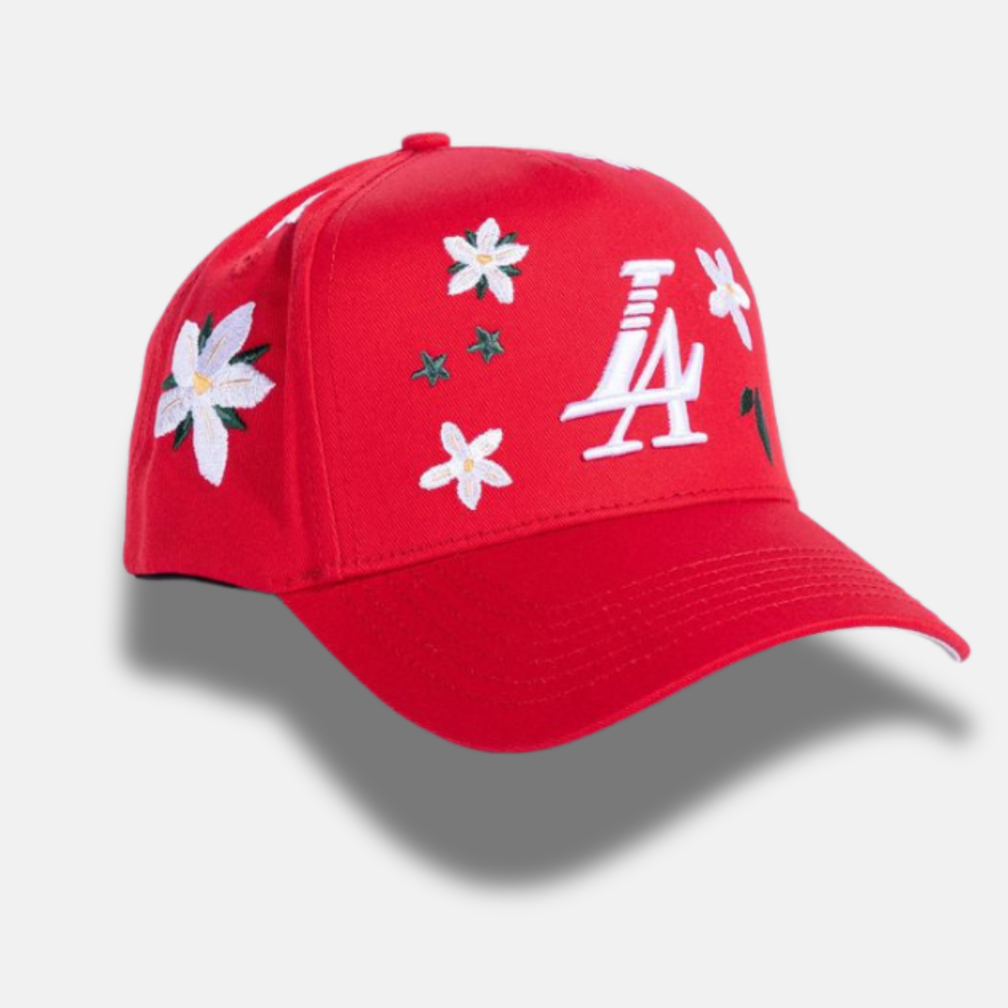 Reference Red Paradise LA Floral Snapback Hat