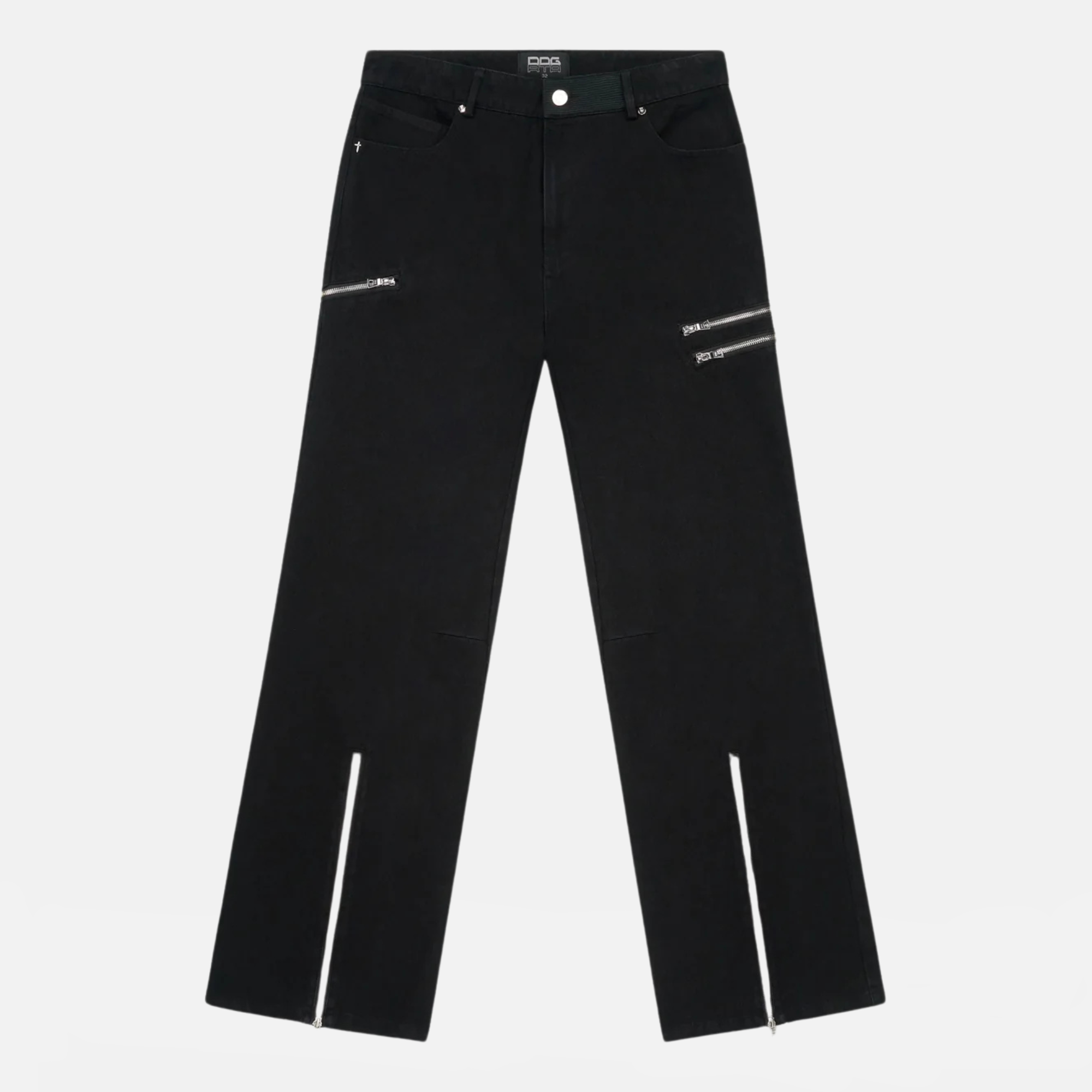 RTA x DDG Rio Black Zippers Jeans