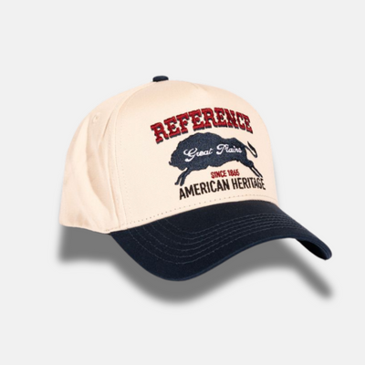 Reference Cream Great Plains Snapback Hat