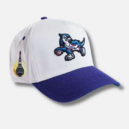 Reference Rapjays Cream/Purple Snapback Hat