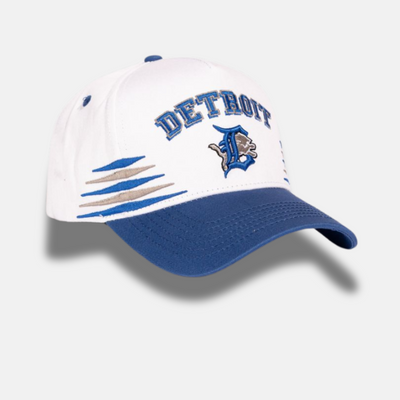Reference White Vintage Detroit Snapback Hat