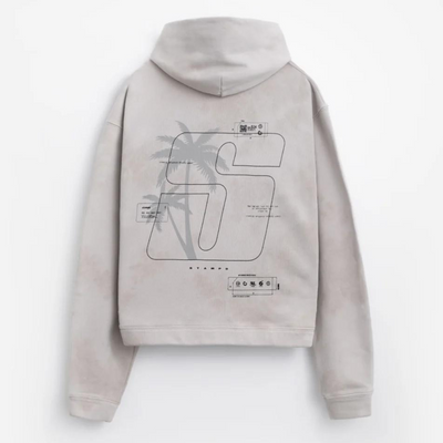Stampd S24 Transit Tie Dye Cropped Hoodie