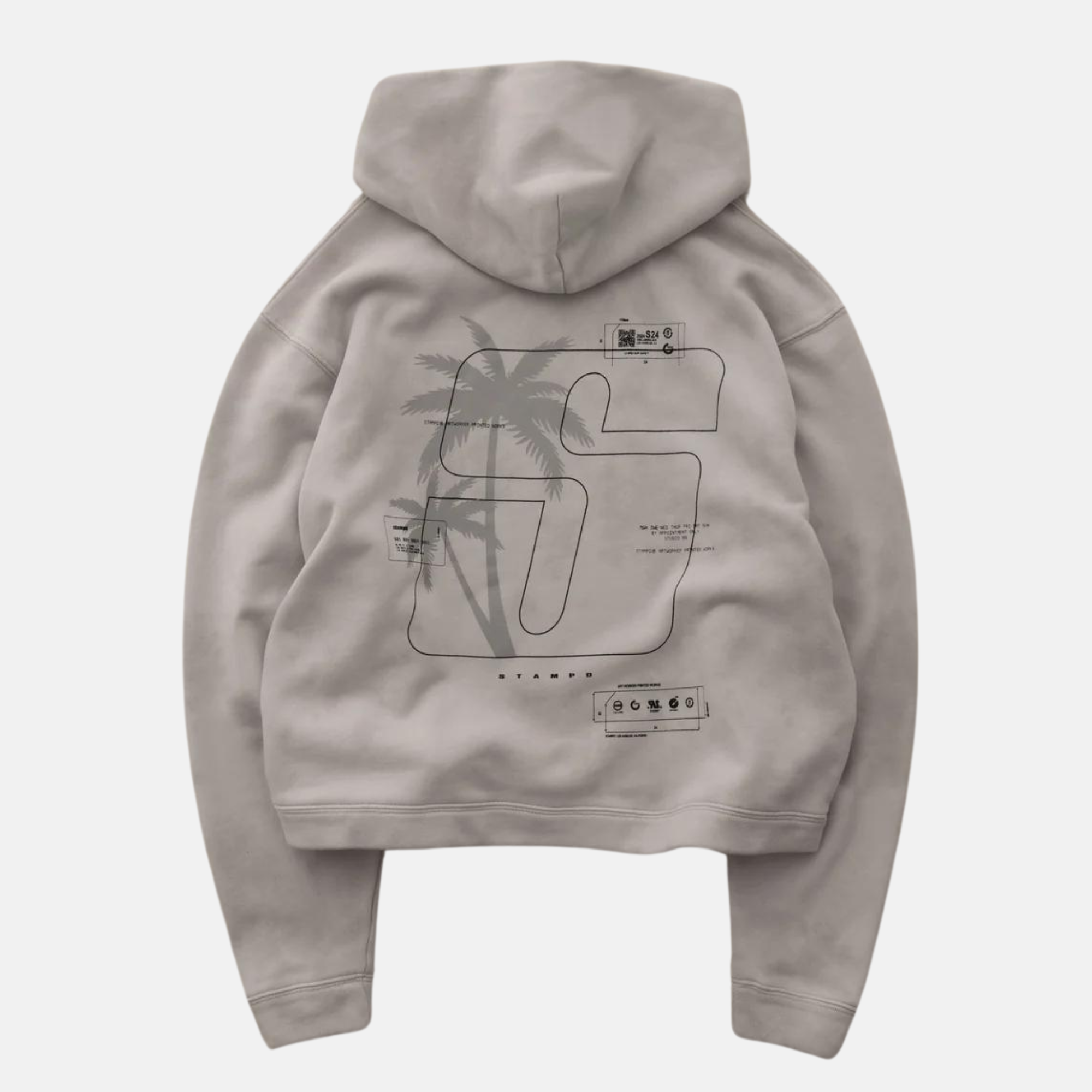 Stampd S24 Transit Tie Dye Cropped Hoodie – Puffer Reds Stampd S24 Transit Tie Dye Cropped Hoodie – Puffer Reds