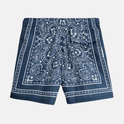 Stampd Blue Bandana Print Shorts