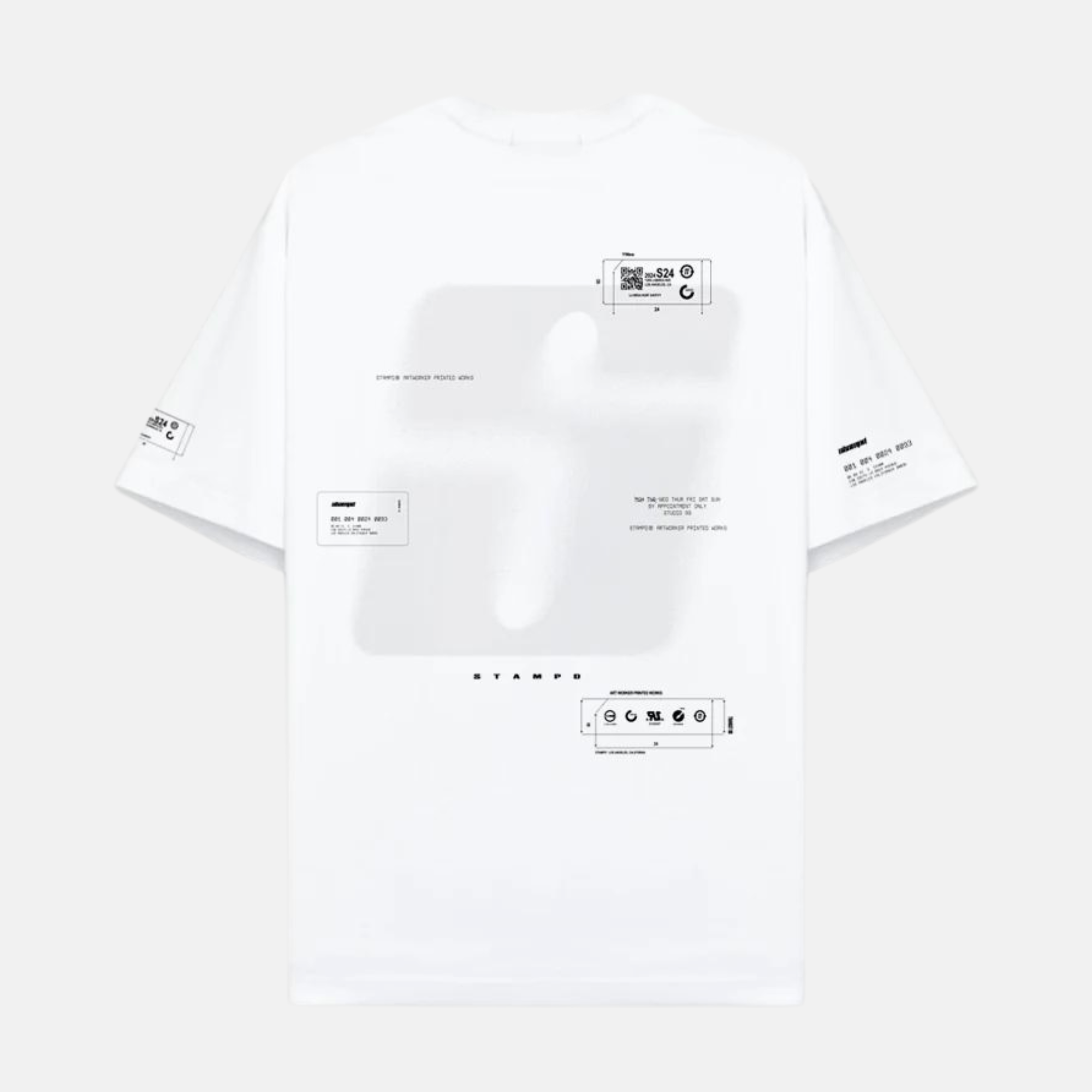 Stampd S24 Summer Transit Relaxed White T-Shirt – Puffer Reds Stampd S24 Summer Transit Relaxed White T-Shirt – Puffer Reds