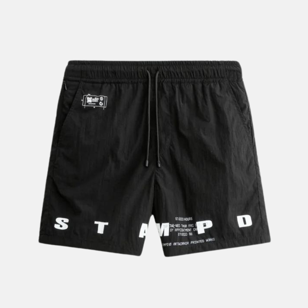 Stampd S24 Transit Black Trunk Shorts