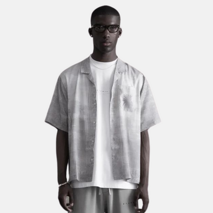 Stampd Palm Rug Camp Collar Button Down Shirt