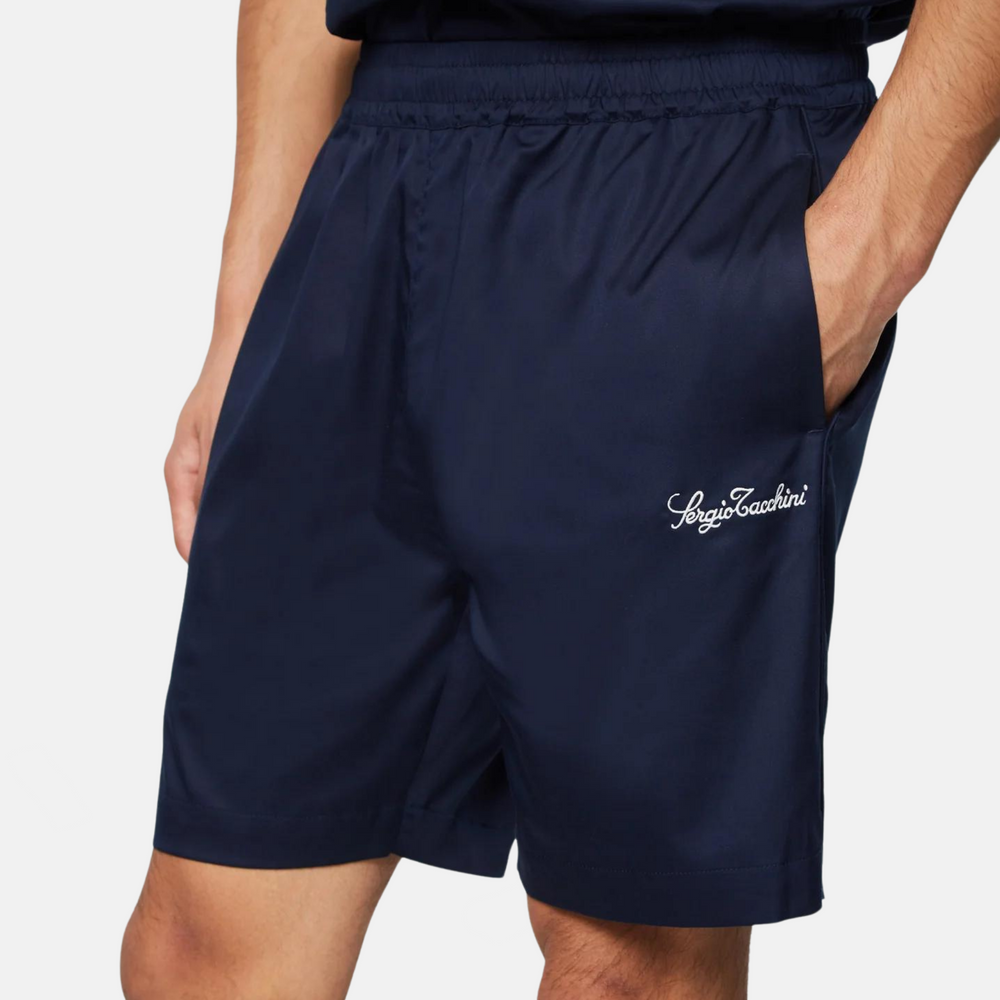 Sergio Tacchini Giorgio Maritime Blue Lounge Shorts