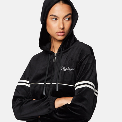 Sergio Tacchini Women's Black Scopeto Hoodie