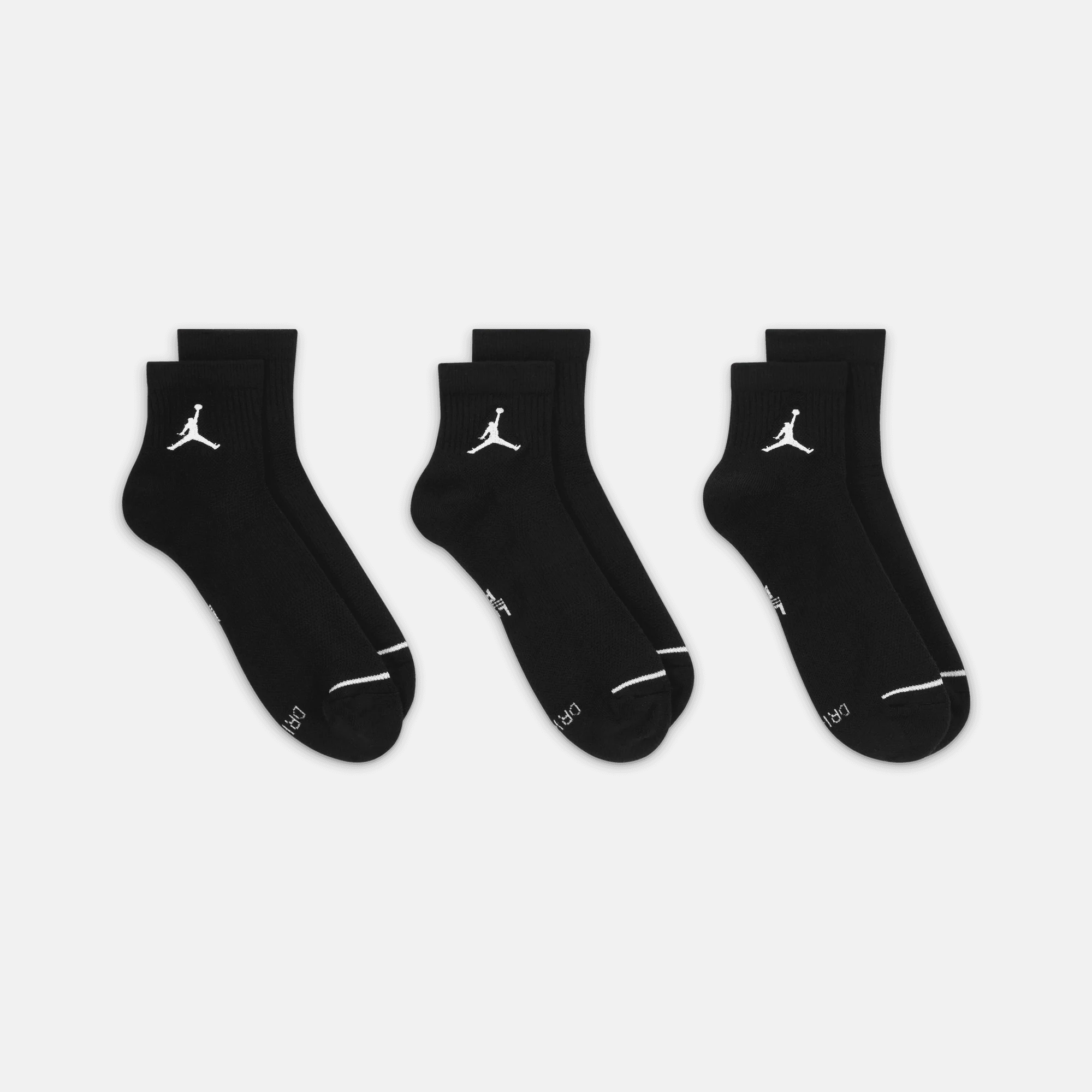 Air Jordan Everyday Max Ankle Crew Black (3 Pair)