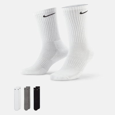 Nike Everyday Cushioned Multi Color Training Crew Socks (3-Pack)