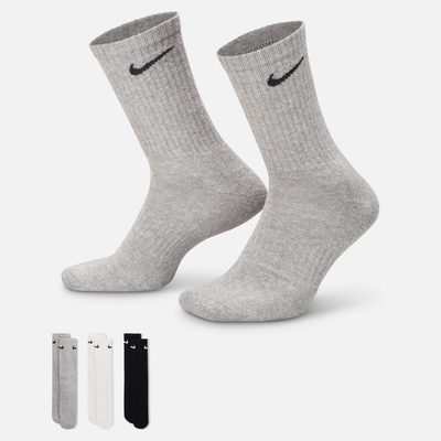Nike Multi-Color Everyday Cushioned Training Crew Socks (6-Pack)
