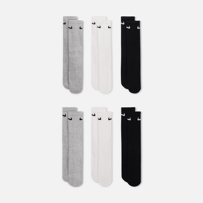 Nike Multi-Color Everyday Cushioned Training Crew Socks (6-Pack)
