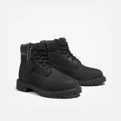 Timberland Kids' Premium 6-Inch Youth Black Waterproof Boots
