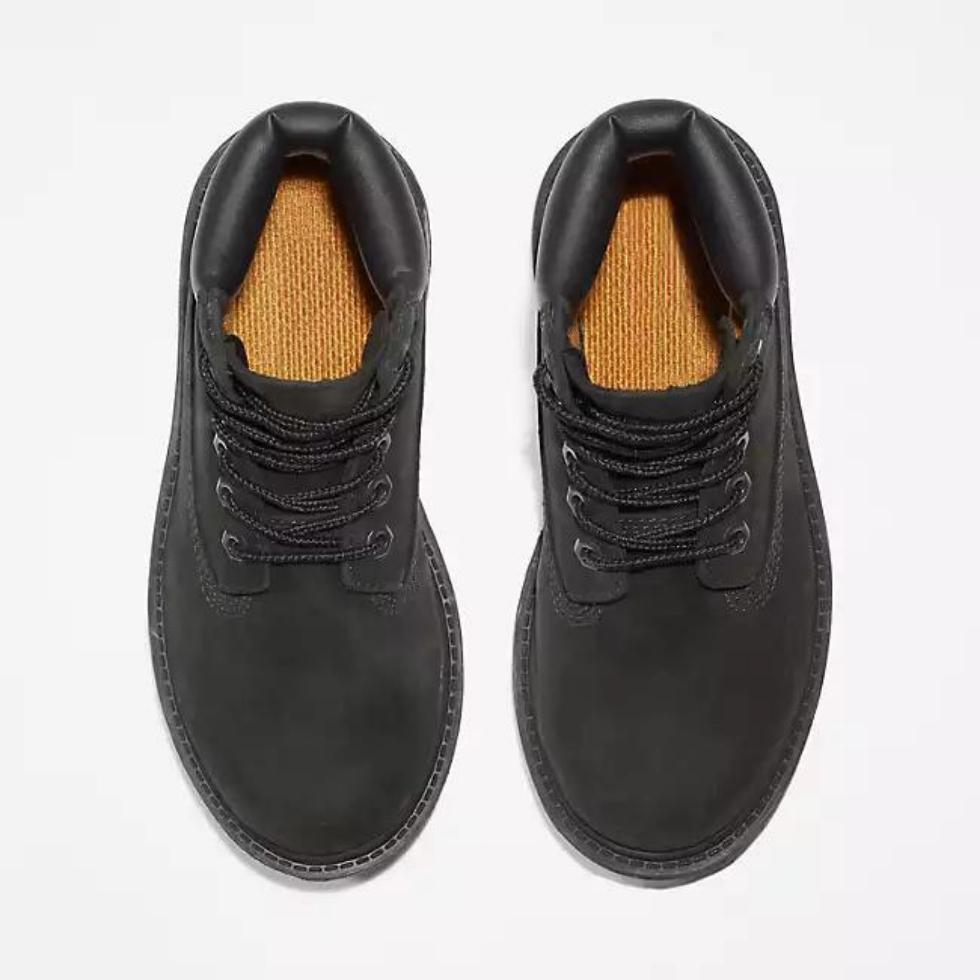 Timberland Kids' Premium 6-Inch Youth Black Waterproof Boots