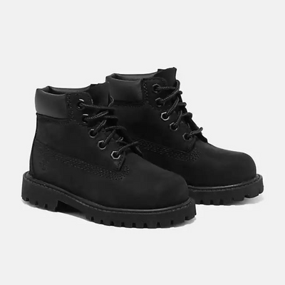 Timberland Kids' Premium 6-Inch Toddler Black Waterproof Boots