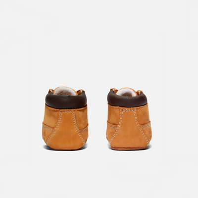 Timberland Kids' Infant Crib Bootie With Hat Set Wheat
