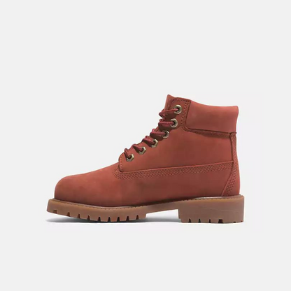 Timberland Junior Premium 6-Inch Boot Dark Red Nubuck