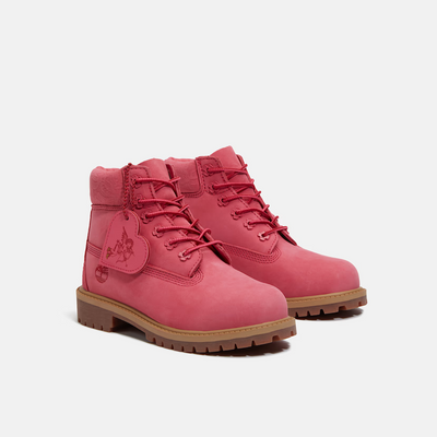 Timberland Kids' Pink 6-Inch Youth Waterproof Boot