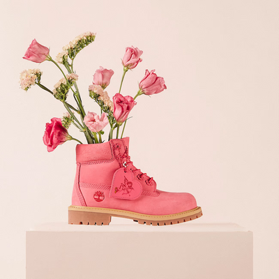 Timberland Kids' Pink 6-Inch Youth Waterproof Boot