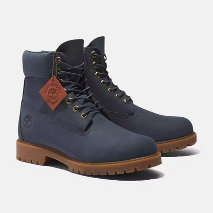 Timberland Heritage 6-Inch Waterproof Boot Dark Blue Nubuck