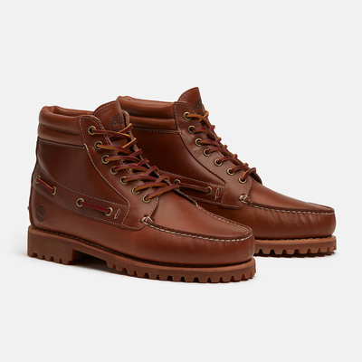 Timberland Authentic Mid Medium Brown Full Grain Boot