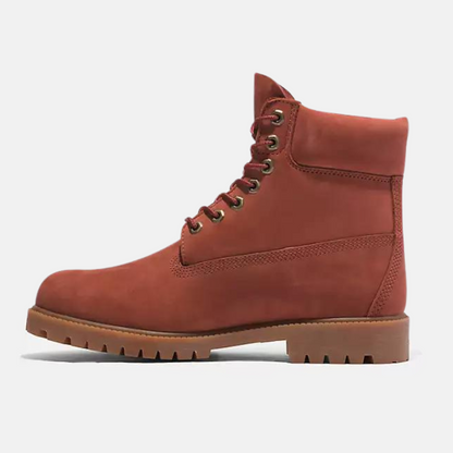 Timberland Heritage 6-Inch Waterproof Boot Dark Red Nubuck