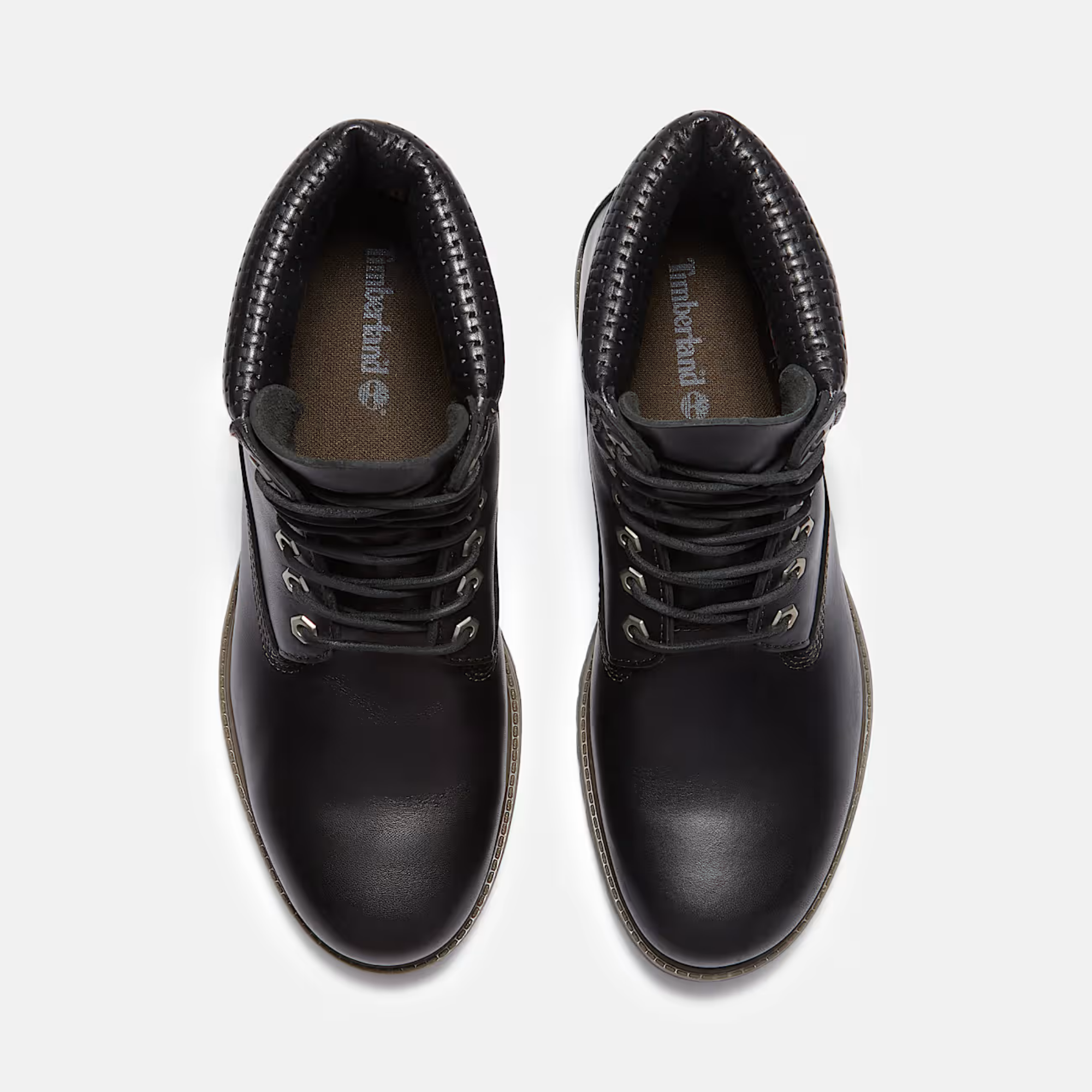 Timberland Premium 6-Inch Waterproof Black Grain Boots