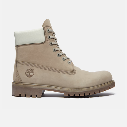Timberland Premium 6-Inch Waterproof Light Green Grey Nubuck Boots