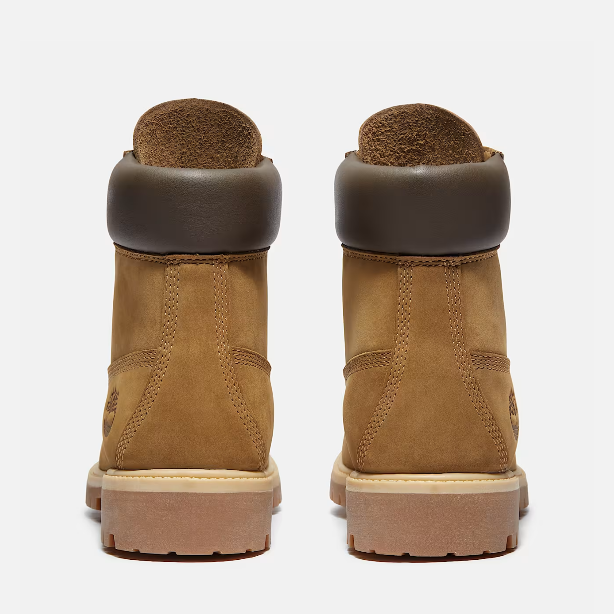 Timberland Premium 6-Inch Olive Dark Brown Nubuck Boots