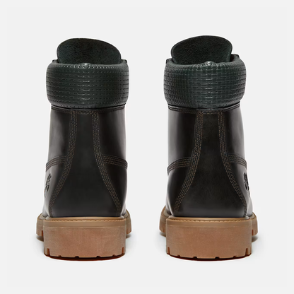 Timberland Premium 6-Inch Dark Green Full Grain Boots