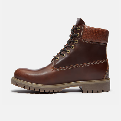 Timberland Premium 6-Inch Waterproof Brown Full Grain Boots