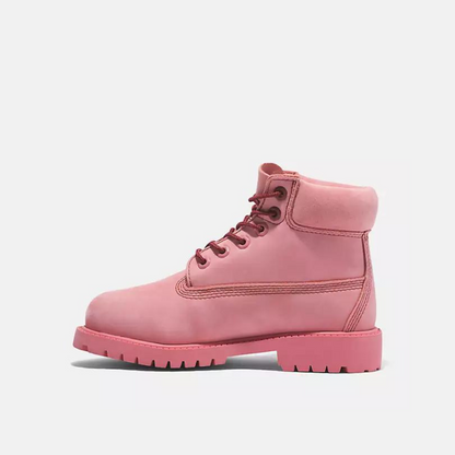 Timberland Kids' 6-Inch Premium Youth Medium Pink Boots