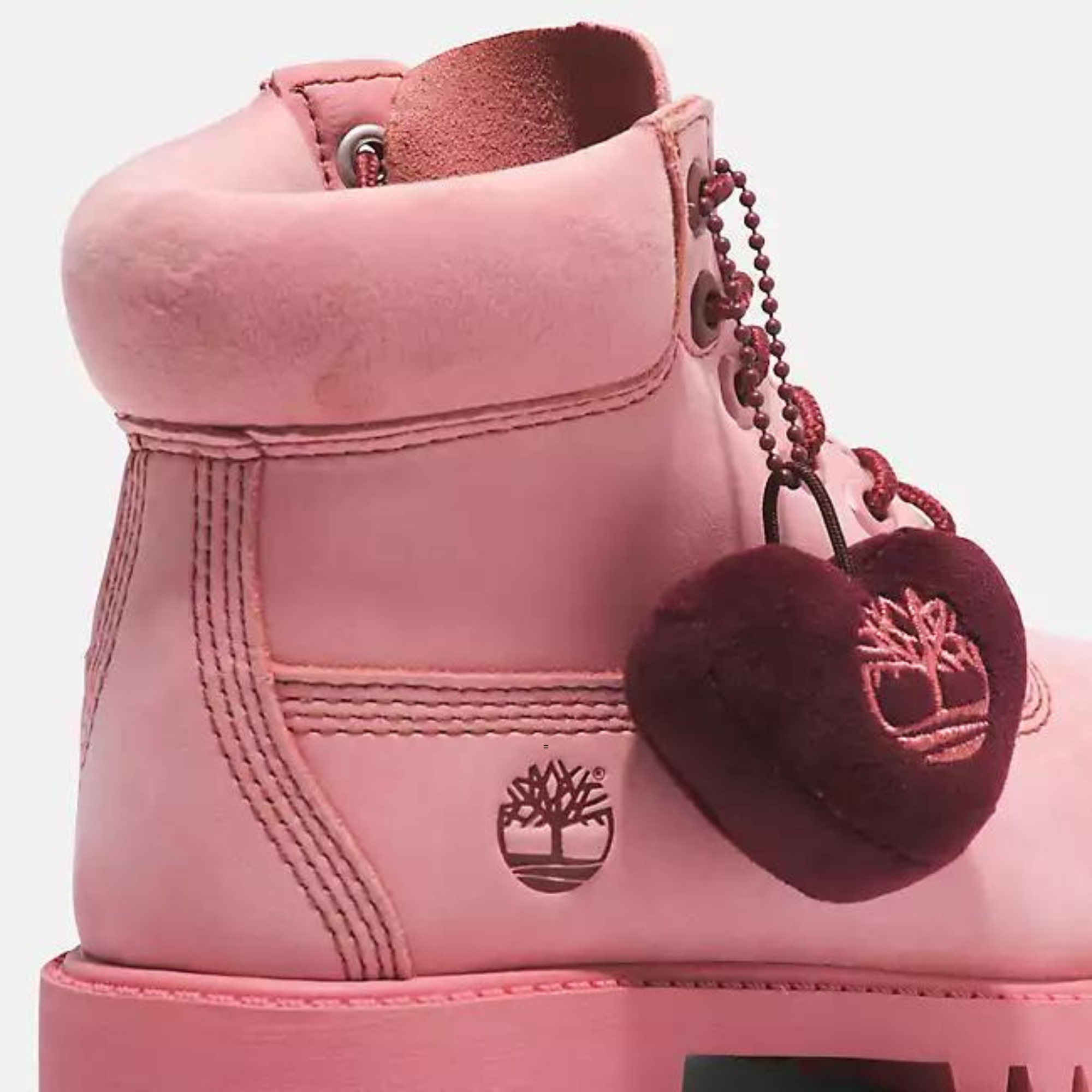 Timberland Kids' 6-Inch Premium Youth Medium Pink Boots
