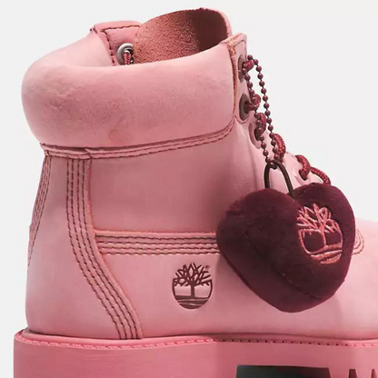 Timberland Junior 6-Inch Premium Youth Medium Pink Boots