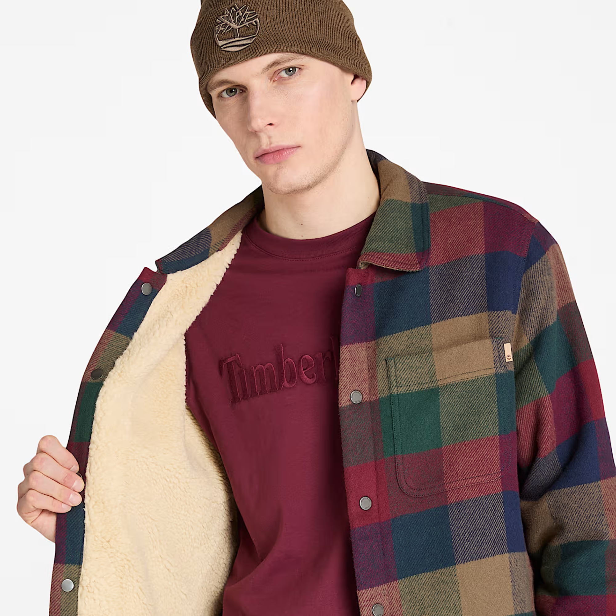 Timberland High Pile Lined Green Gables Overshirt