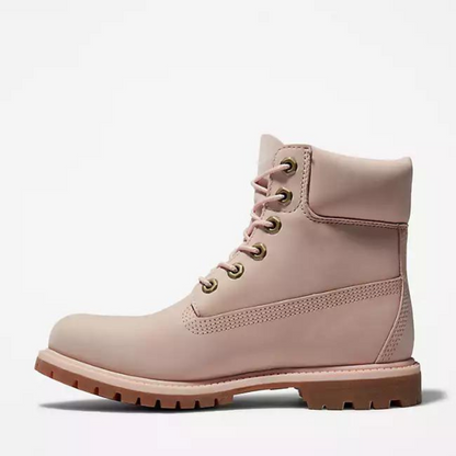 Timberland Women's Premium 6-inch Light Pink Waterproof Boots