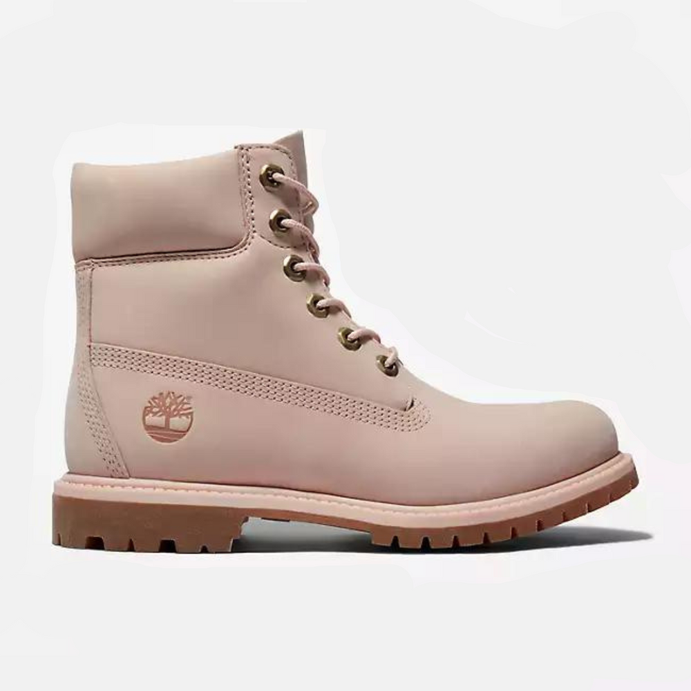 Timberland Women's Premium 6-inch Light Pink Waterproof Boots