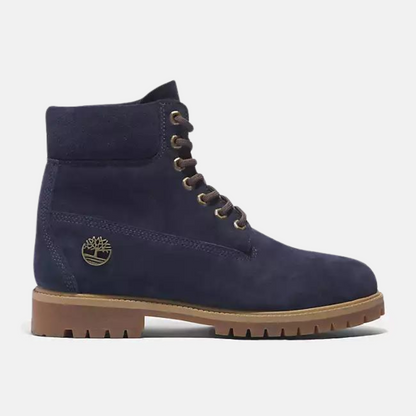 Timberland Premium 6-Inch Heritage Dark Blue Suede Boot