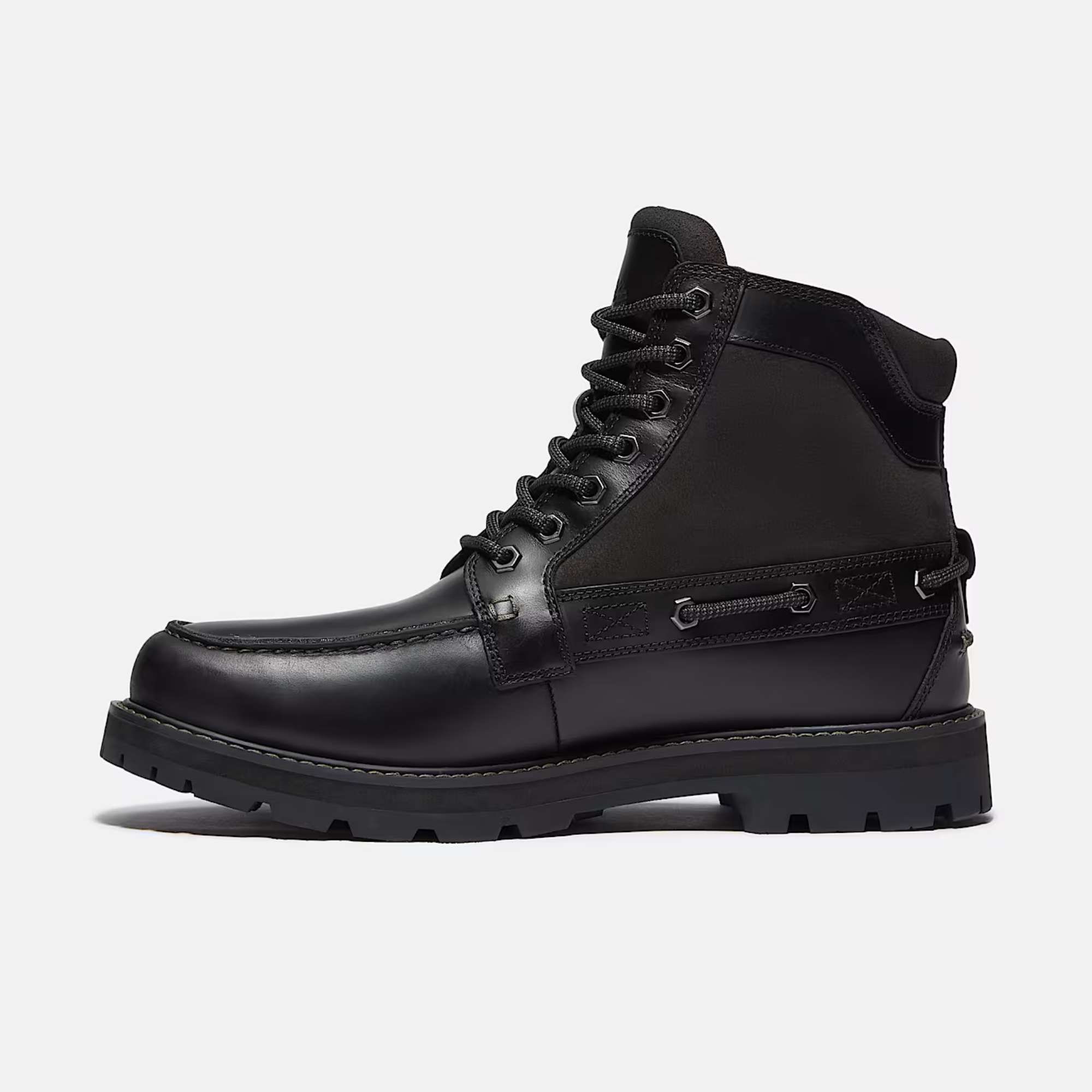 Timberland Britton Road Black Moc-Toe Boots