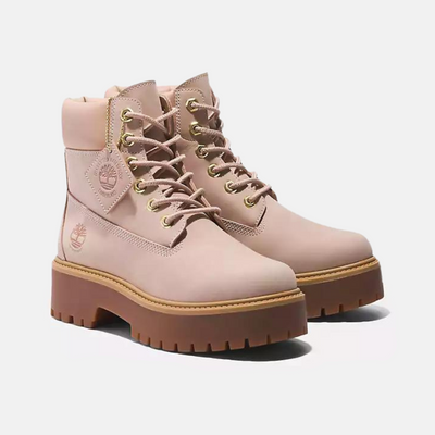 Timberland Women's Stone Street 6-Inch Waterproof Boot Pink