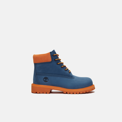Timberland Kids' Toddler Premium 6-Inch Dark Blue Nubuck Boot (TD)