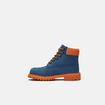 Timberland Kids' Toddler Premium 6-Inch Dark Blue Nubuck Boot (TD)