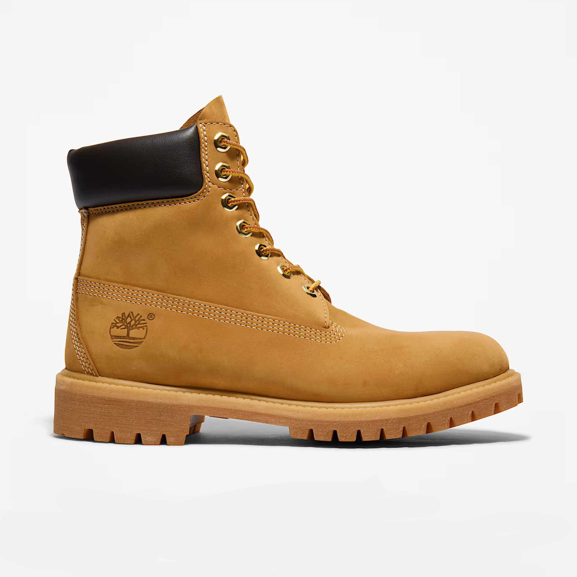 Timberland Premium 6-Inch Wheat Boots – Puffer Reds